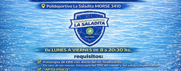 Inscripciones abiertas para nuevos alumnos en el Natatorio Municipal La Saladita – Avellaneda